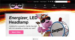 Desktop Screenshot of energizer.com